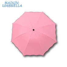 Promocional UV Poliéster Tecido Atacado Barato Assorted Estoque Guarda-chuva Fabricante China Yiwu